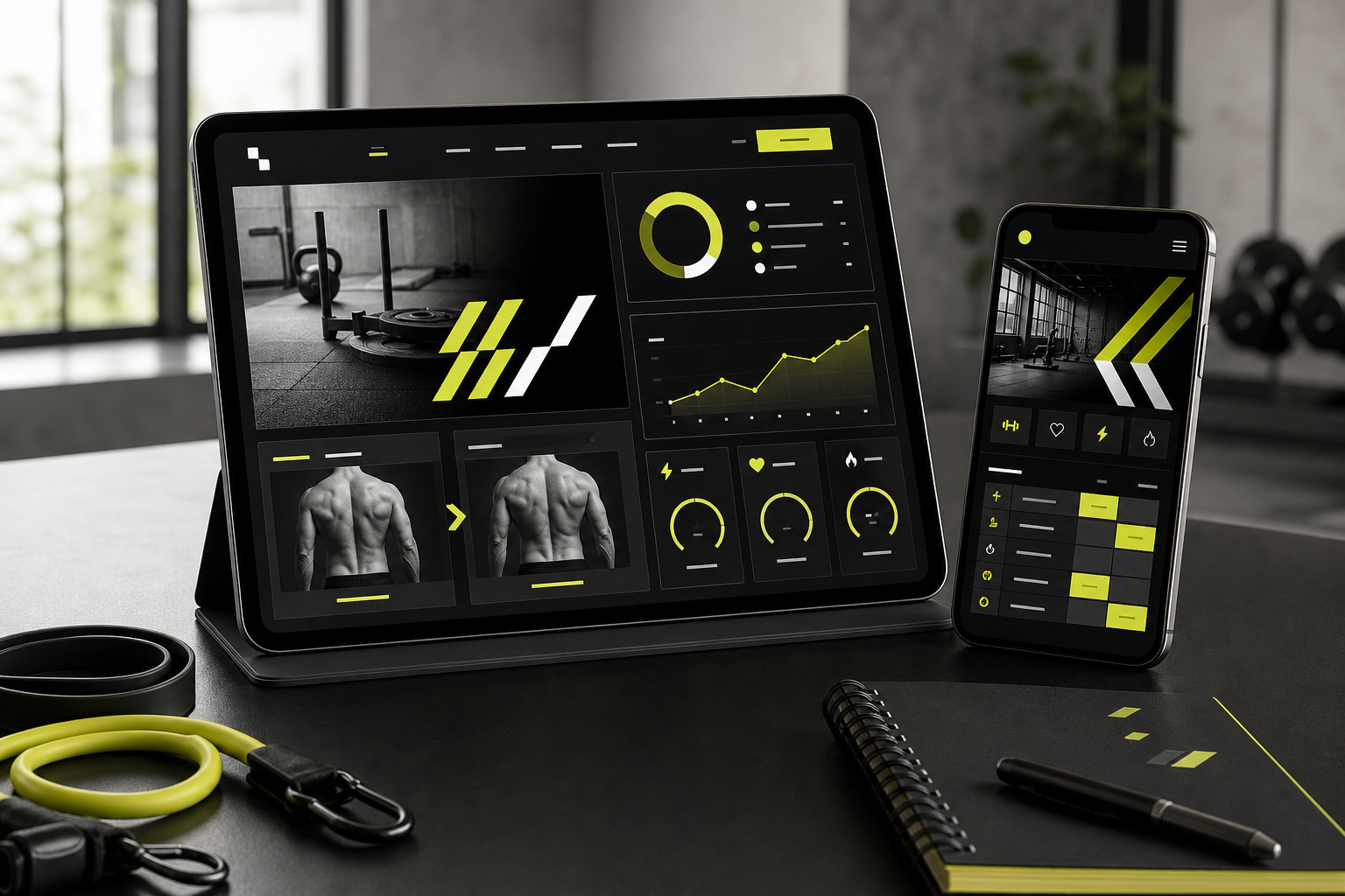 REBOOT GYMの自主制作Webデザイン